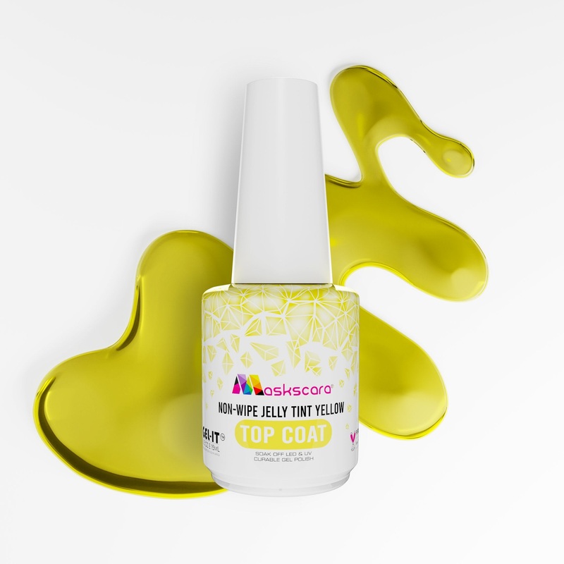 Non Wipe Top Coat – Yellow Jelly Tint – 15ml