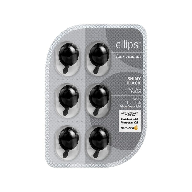 Ellips Hair Vitamin Shiny Black Blister 6 Pcs