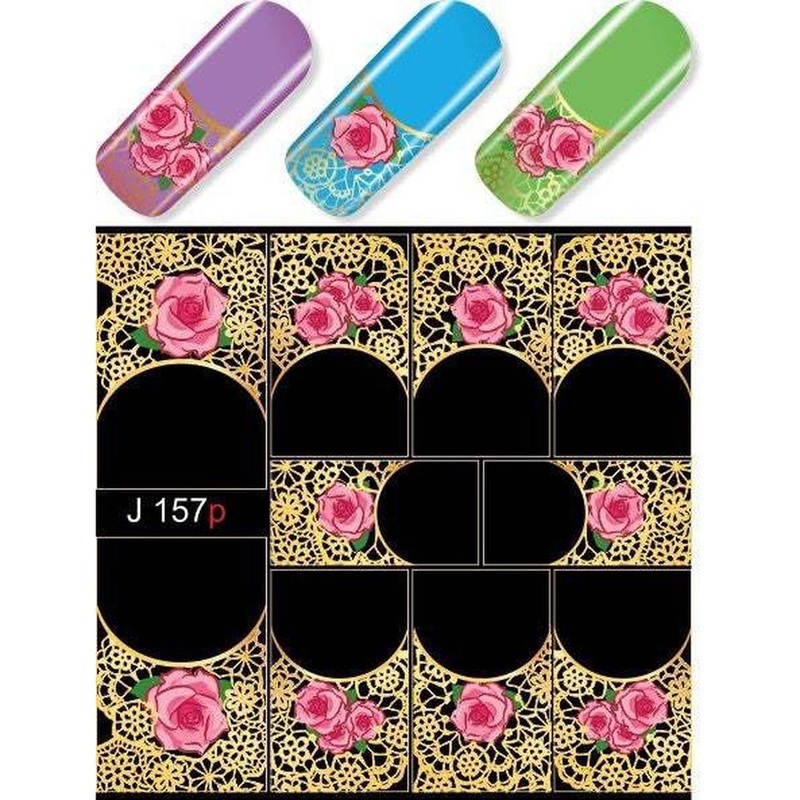 French Line Floral Water Transfer – 157