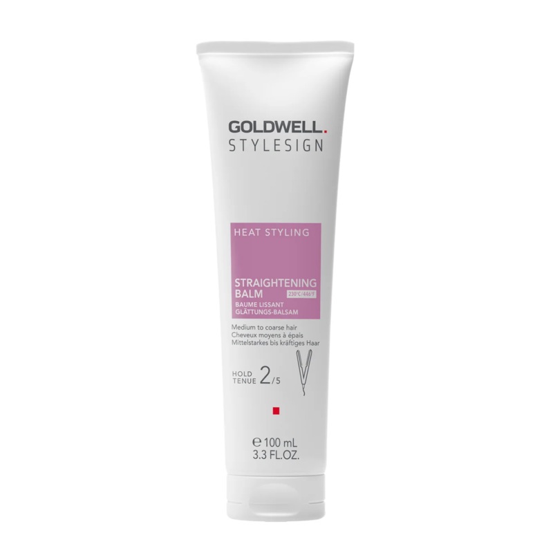 GOLDWELL STYLESIGN HEAT STYLING STRAIGHTENING BALM 100ML