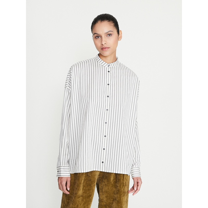 Striped Shirt in Natural/Black