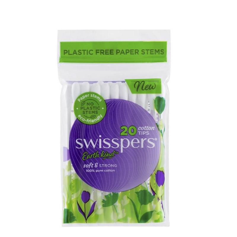 Swisspers – Cotton Tips Earth Kind