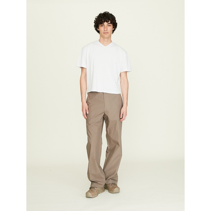 V-Neck T-Shirt Short Sleeves in Perle