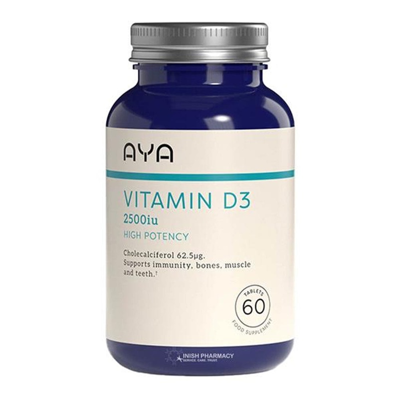 AYA Vitamin D3 2500iu Tablets 60 Tablets