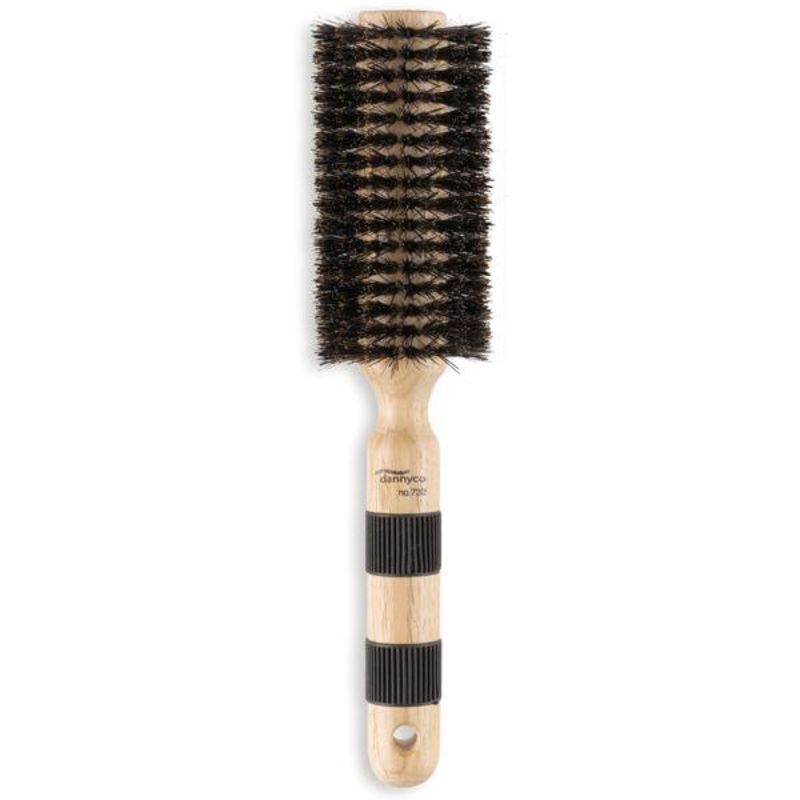 Dannyco — Circular brush with 100% pre-softened natural boar bristles – Large