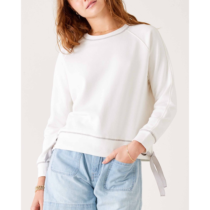 Frenchie Tie Side Sweatshirt