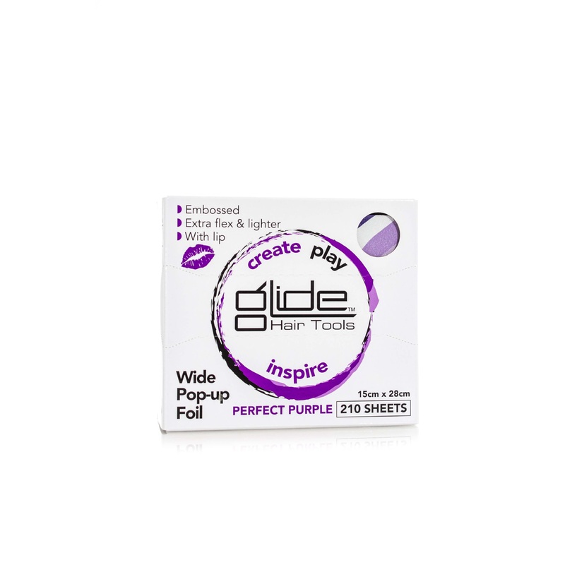 GLIDE CREATE PLAY POP-UP WIDE FOIL – 15 X 28CM 210 SHEETS PURFECT PURPLE*