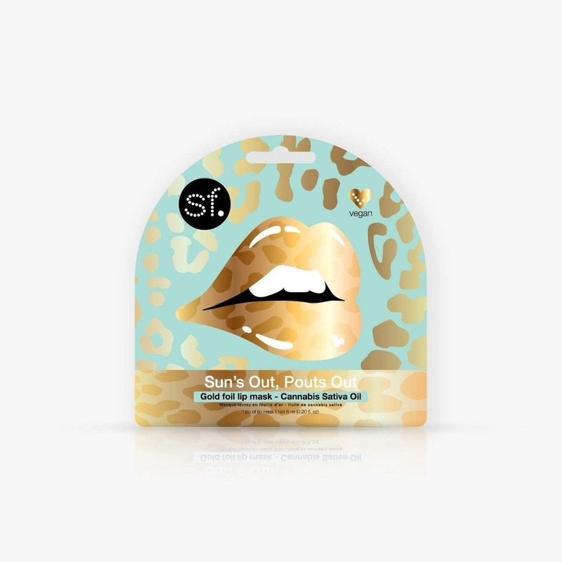 Sun’s Out, Pouts Out – Cannabis Sativa – Gold Foil Lip Mask
