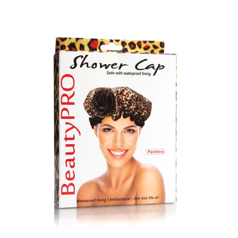 DATELINE PROFESSIONAL BEAUTY PRO SHOWER CAP PANTHERA LEOPARD