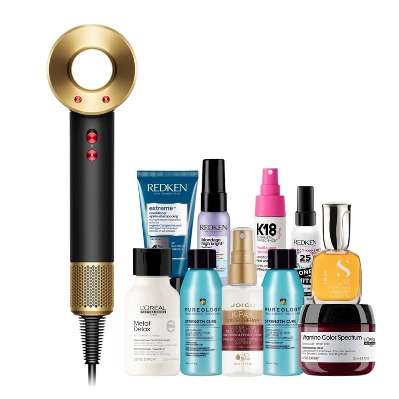 Dyson Supersonic Onyx & Gold.