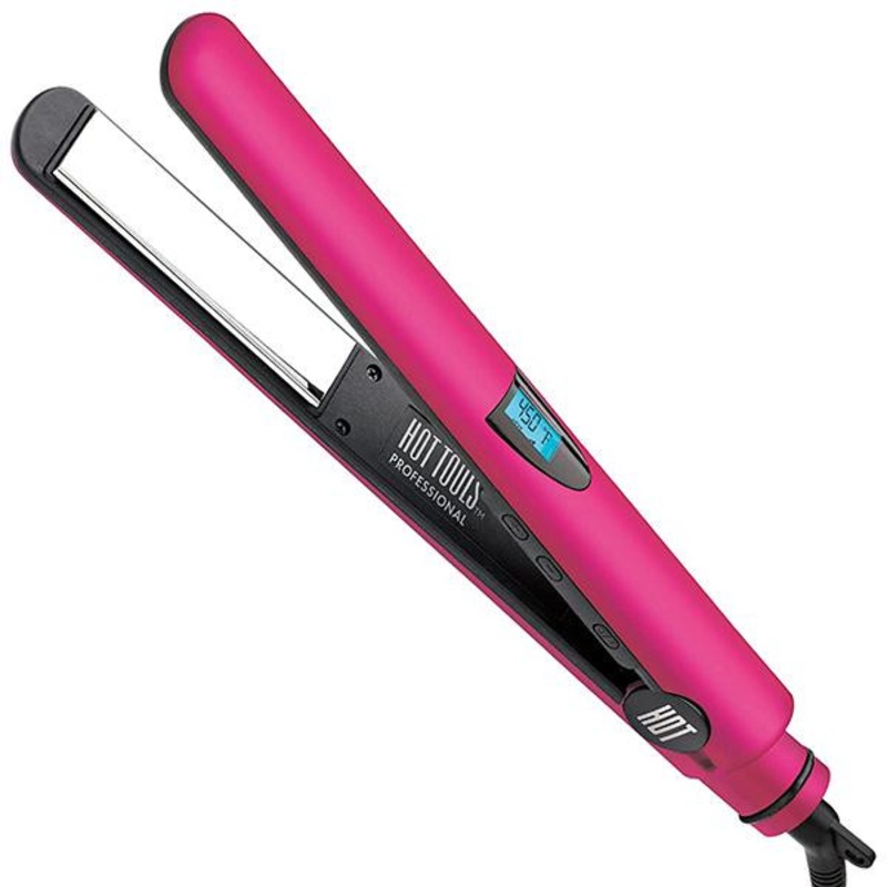 Hot Tools — Flat Iron Digital Titanium 1″ – Fuchsia