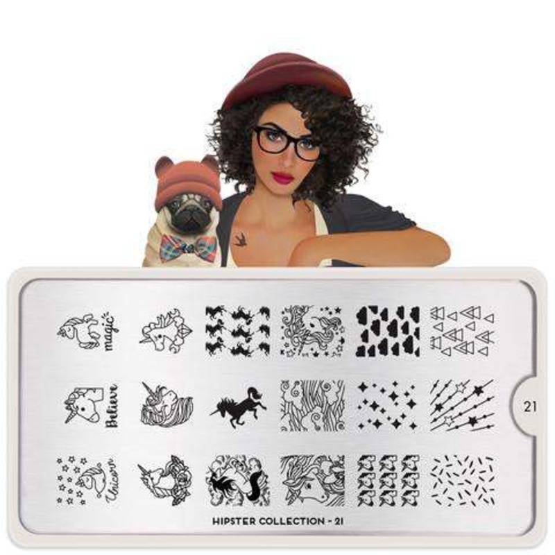 Moyou London Stamping Plate – Hipster 21
