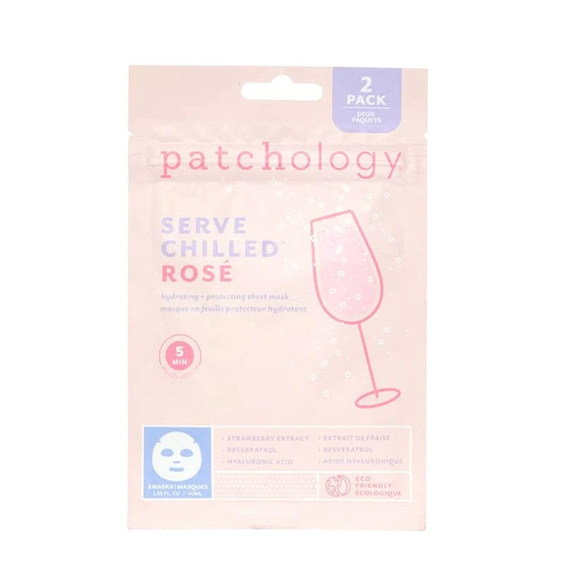 Patchology Serve Chilled Ros Sheet Mask 2 Pack