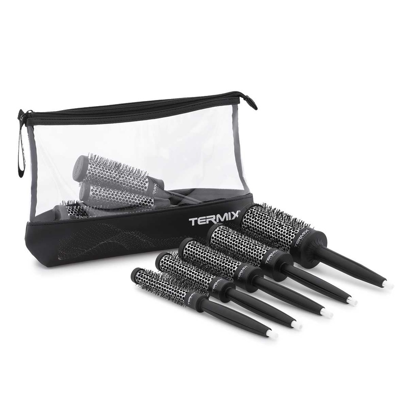 TERMIX PROFESSIONAL ROUND HAIR BRUSHES PACK (17, 23, 28, 32, 43)