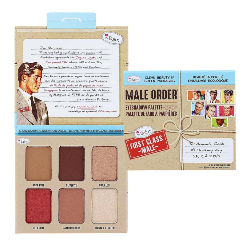 theBalm Male Order Palette – First Class Male. 30% off