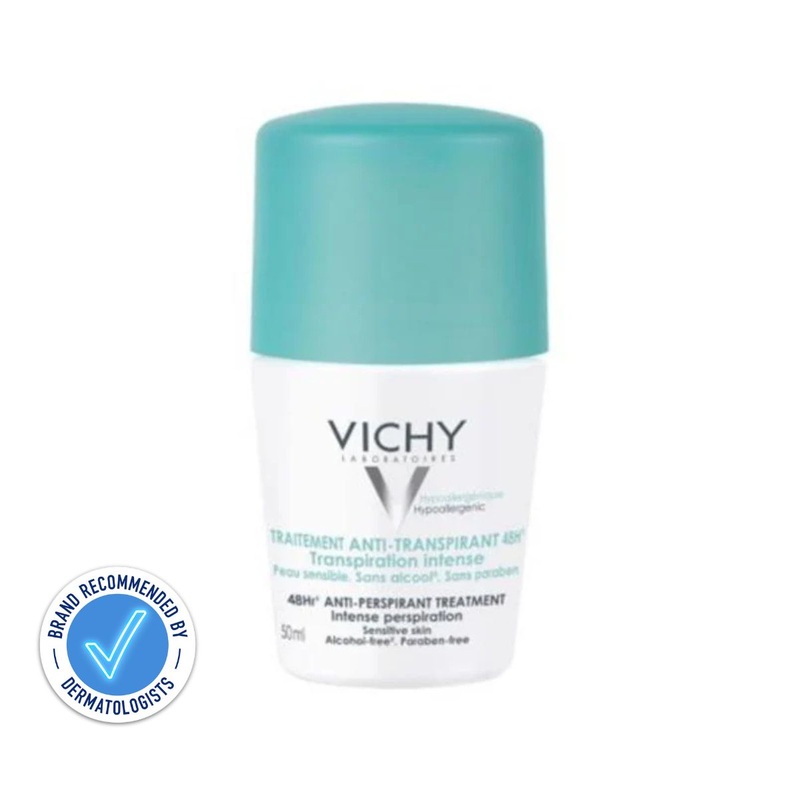 VICHY Deodorant 48H Intensive Anti-Perspirant Roll-On Hypoallergenic 50ml