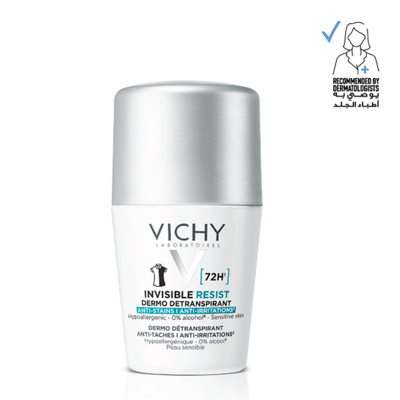 Vichy – Invisible Resist Dermo Deperspirant 72H Roll On For Women