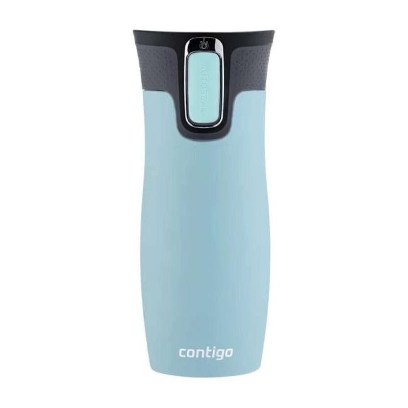Contigo Autoseal West Loop Vacuum Insulated Stainless Steel Travel Mug 470 ml, Iced Aqua