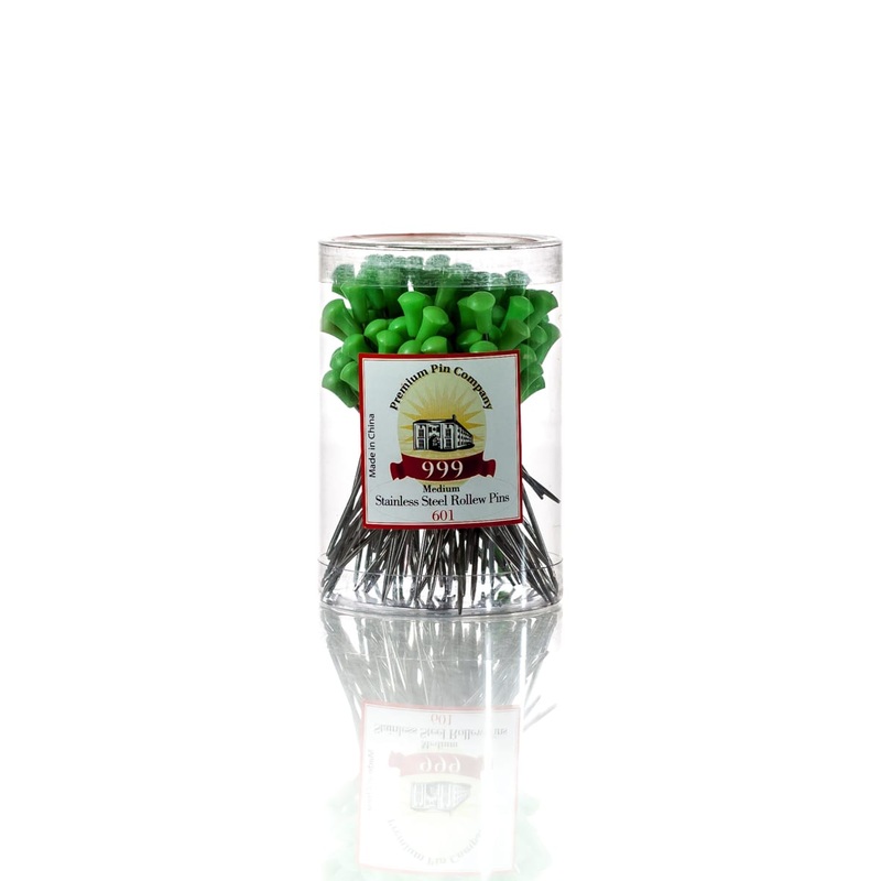 DATELINE PROFESSIONAL 999 METAL ROLLER PINS 601 GREEN