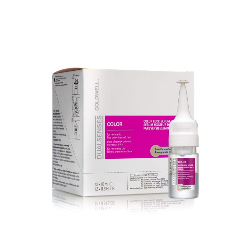 GOLDWELL DUALSENSES COLOR LOCK SERUM 12 x 18ML