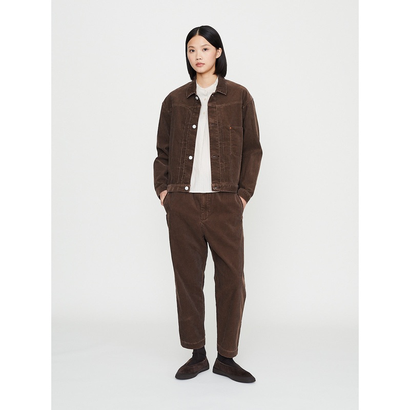 Plain Easy Pants in Brown