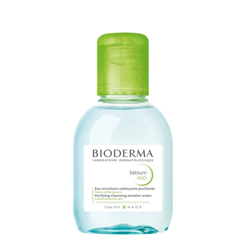 Bioderma Sebium H2O Micellar Water  Facial Cleanser and Makeup Remover 100ml