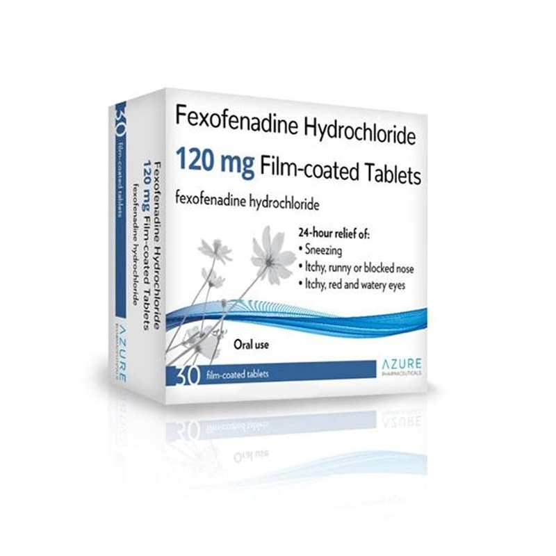 Fexofenadine Hydrochloride 120mg 30 Tablets