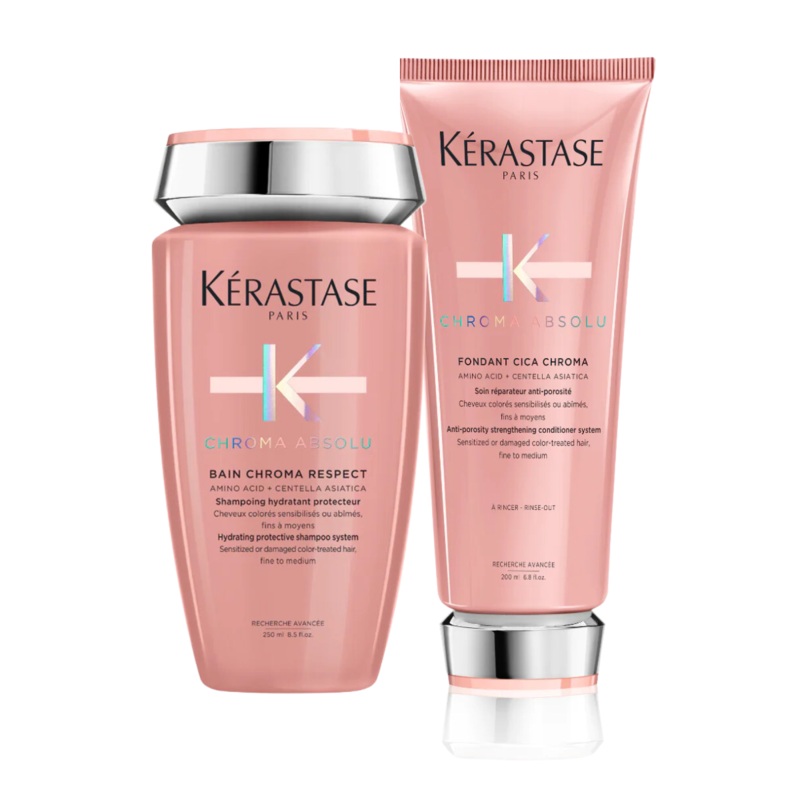 Krastase Chroma Absolu Fine Coloured Hair Duo