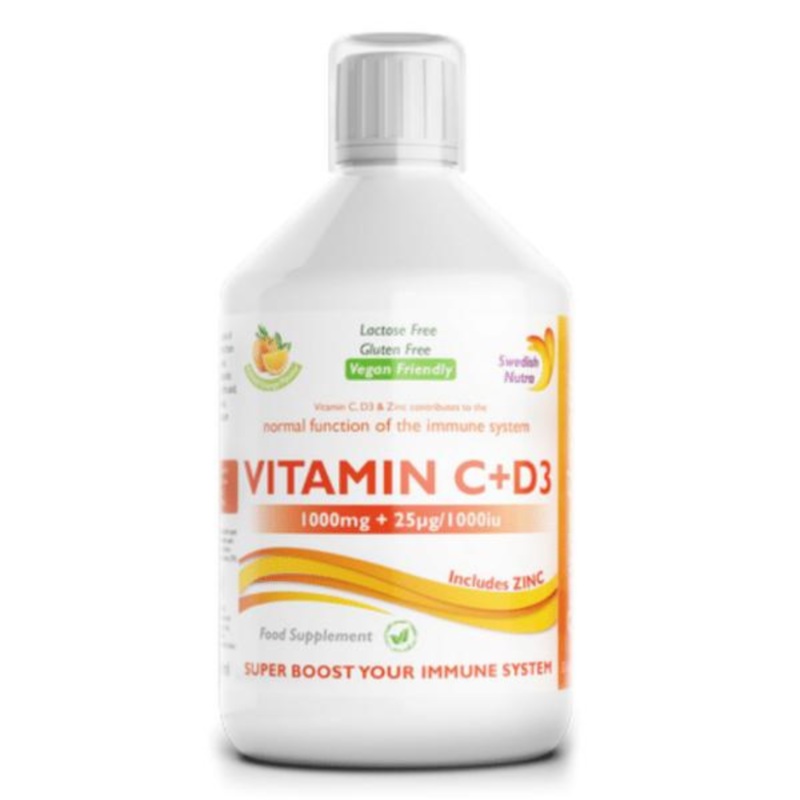 Swedish Nutra Vitamin C & Vitamin D3