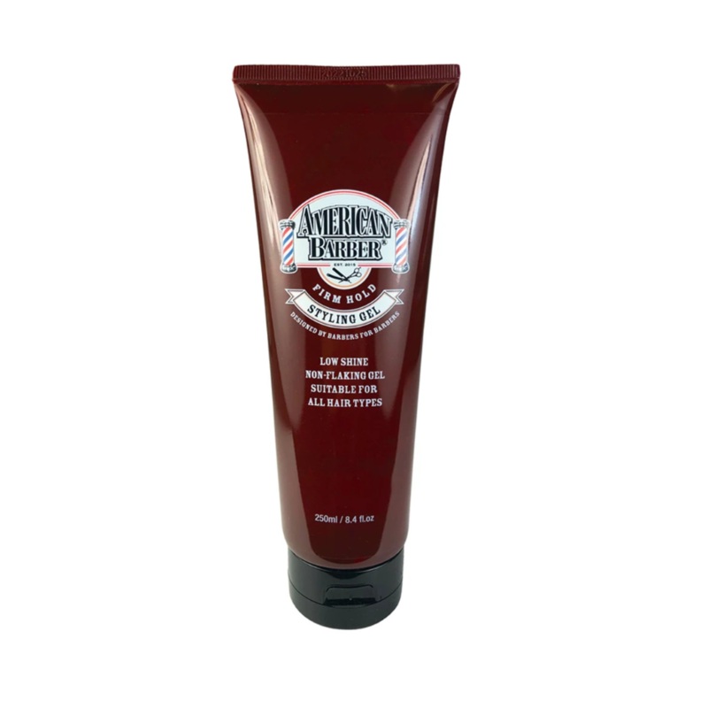 AMERICAN BARBER FIRM HOLD STYLING GEL LOW SHINE 250ML