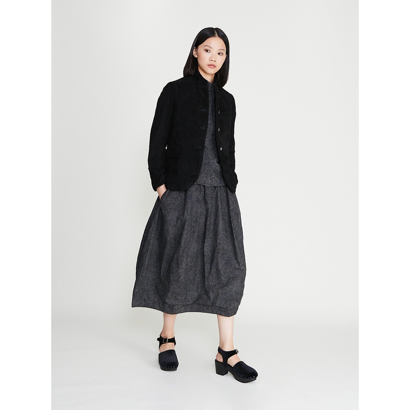 Leather Tyrol Jacket in Black