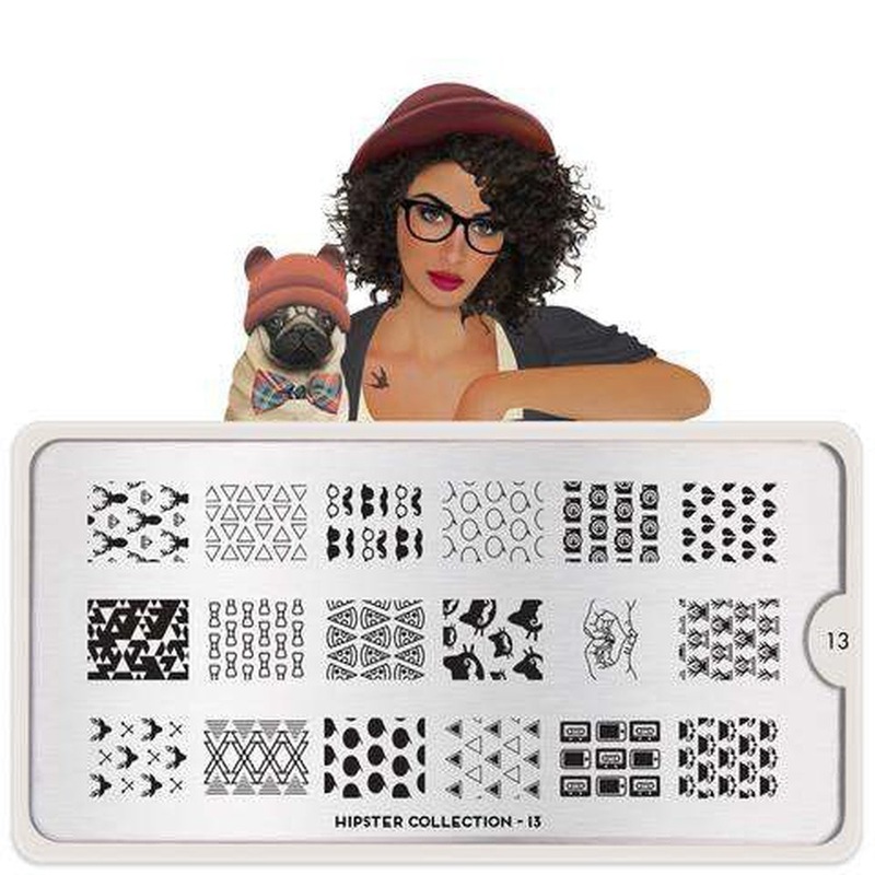 Moyou London Stamping Plate – Hipster 13