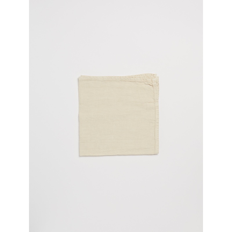 Set of 2 Heavy Linen Napkin in Cream