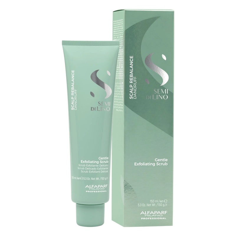 ALFAPARF MILANO SEMI DI LINO SCALP REBALANCE DANDRUFF GENTLE EXFOLIATING SCRUB 150ML