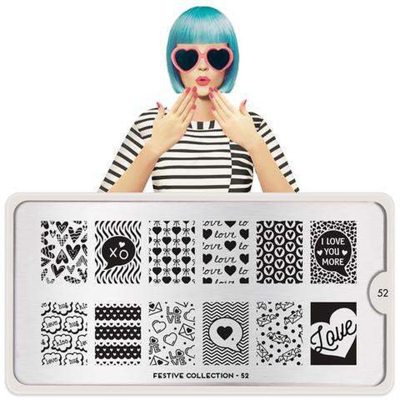 Moyou London Stamping Plate – Festive 52