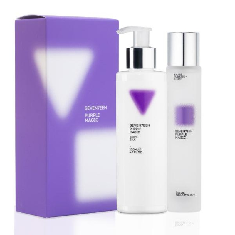 Seventeen – Purple Magic Eau De Toilette Spray & Body Silk 50ml + 200ml