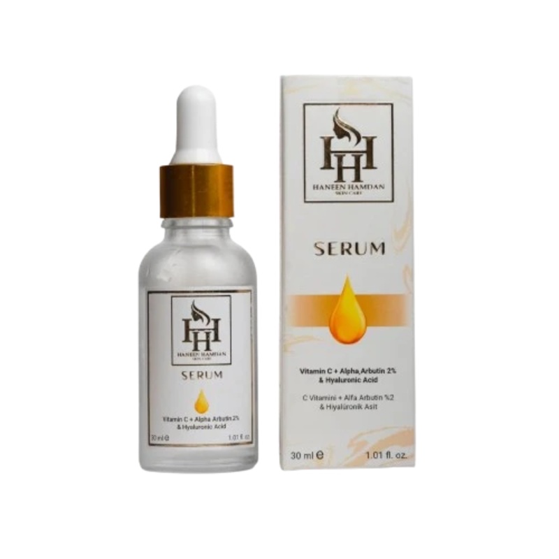 Vitamin C + Alpha Arbutin 2% & Hyaluronic Acid by Dr Haneen Hamdan 30ml