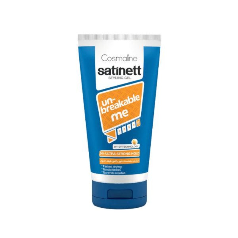 Cosmaline – Satinett Unbreakable Me Styling Gel Ultra Strong Hold