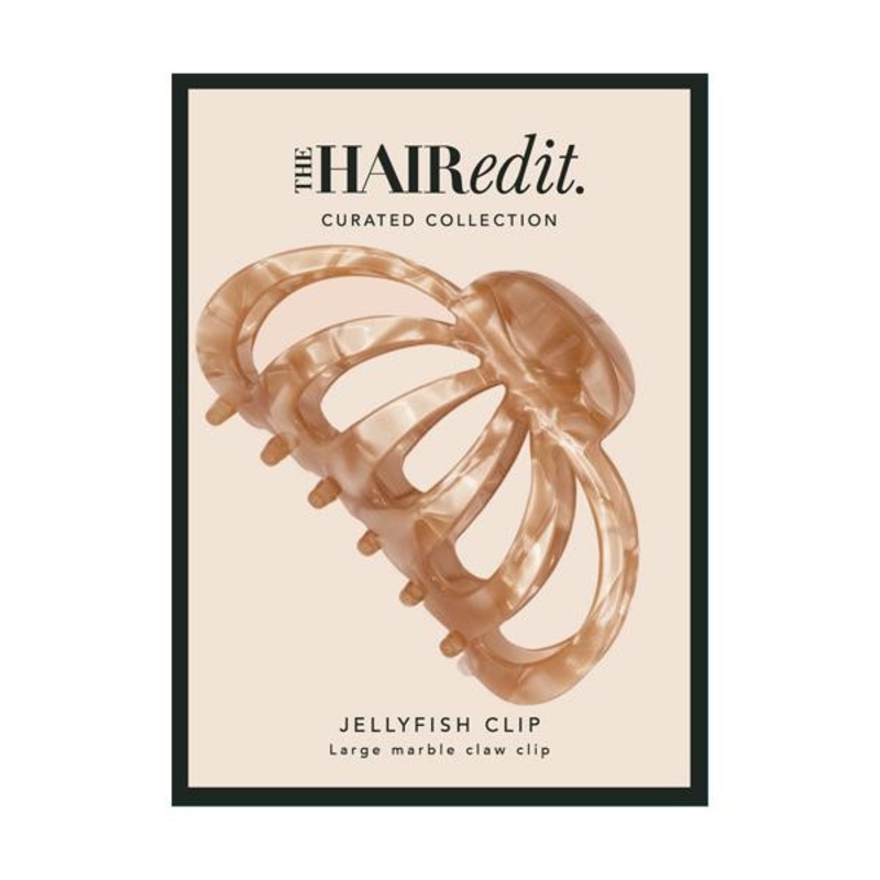 THE HAIR edit — Jellyfish Clip – Latte Marble