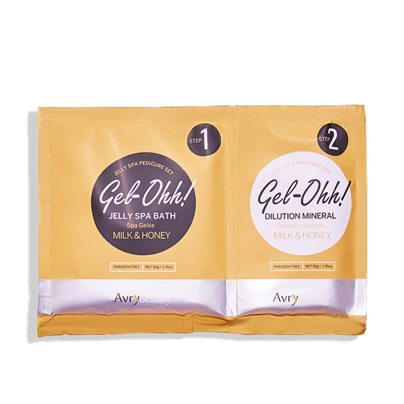 Avry Beauty Gel-Ohh Jelly Spa Pedi Bath – Milk & Honey