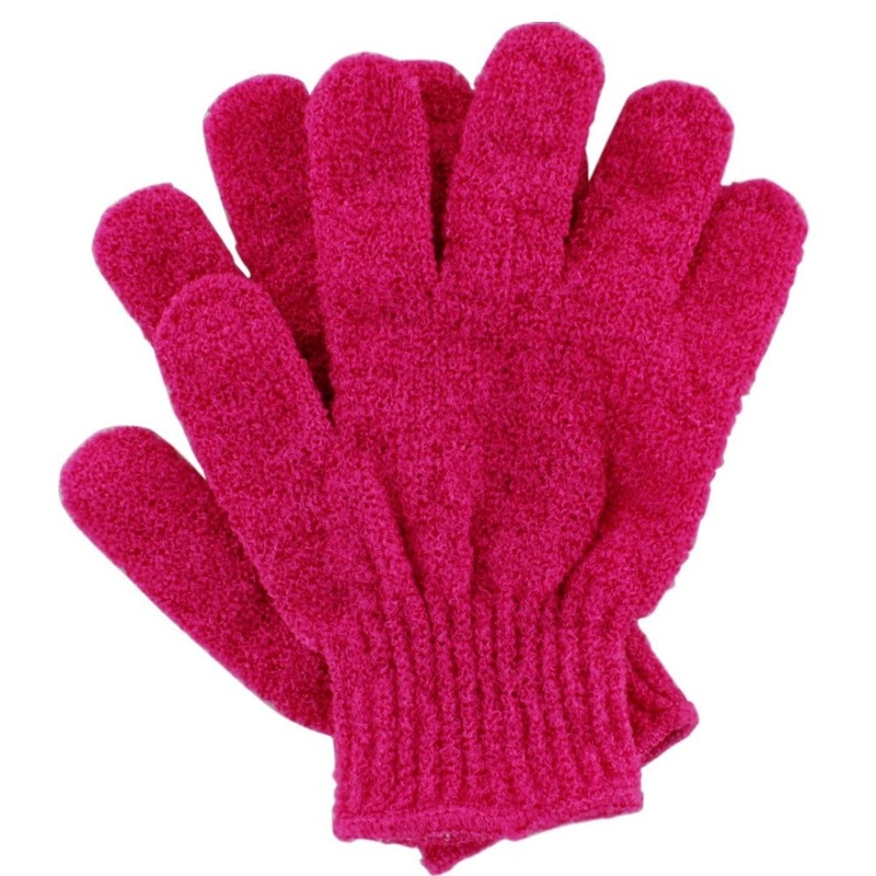 Cocoa Brown Exfoliating Gloves