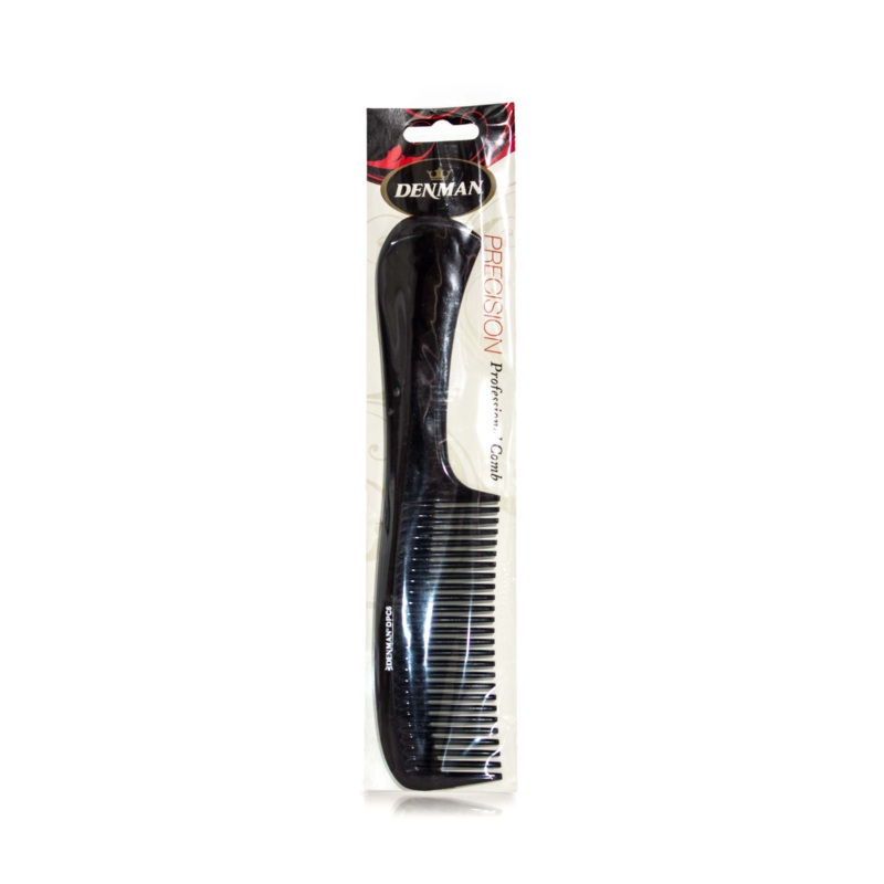 DENMAN DPC6 PRECISION BLACK RAKE COMB 226MM
