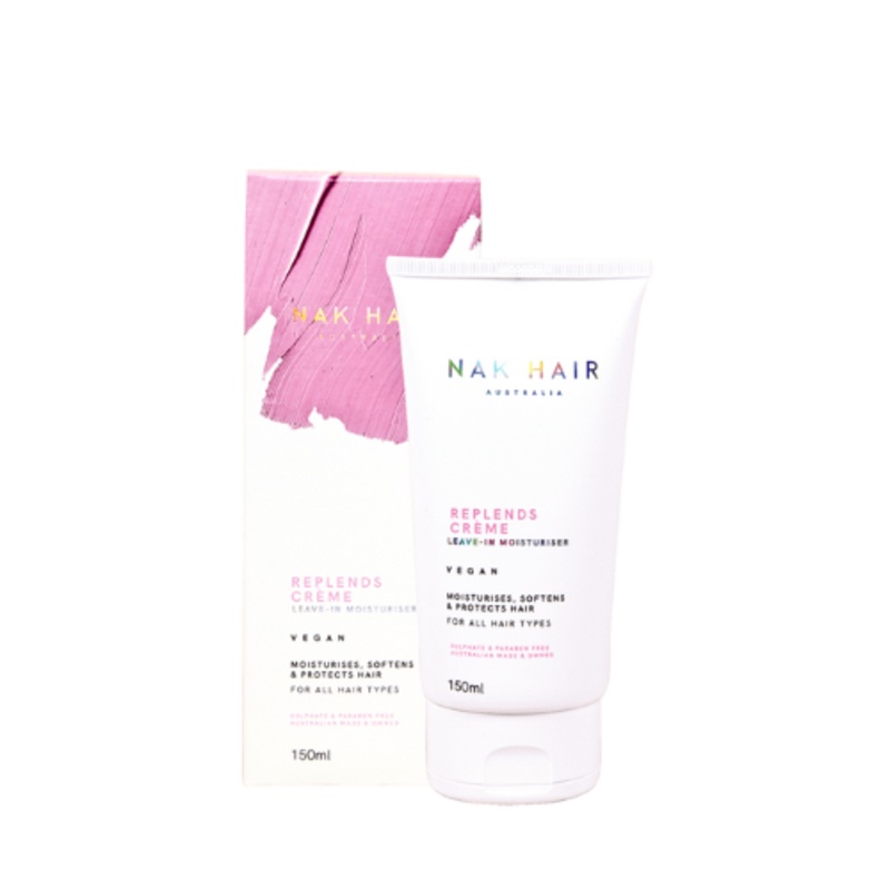NAK HAIR REPLENDS CR ME LEAVE-IN MOISTURISER 150ML *CLEARANCE