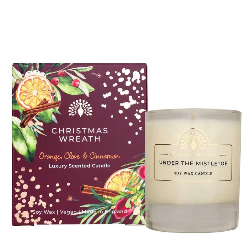 Christmas Tidings Christmas Wreath Scented Candle