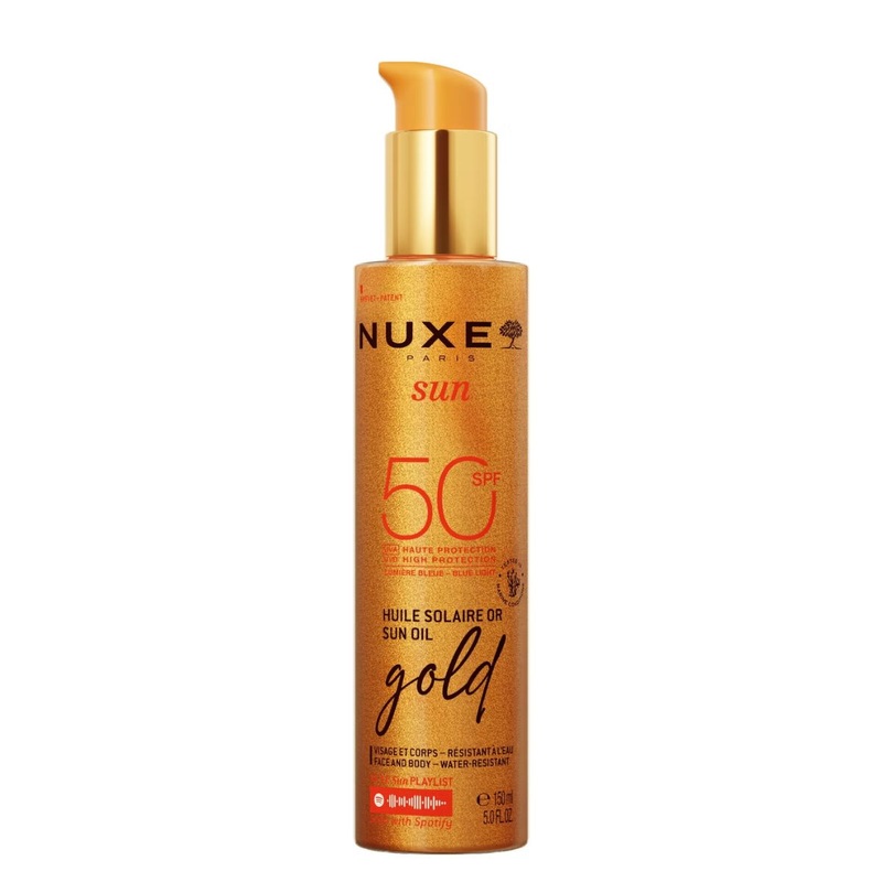 NUXE Sun Oil Gold Shimmery High Protection Spf 50