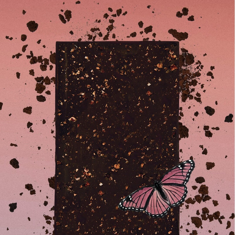 Schokoladentafel (100% Schokolade) mit Kakao Nibs – Cosmic Dealer