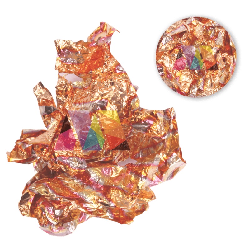 Nail Art Pot – Leaf – Rose Gold (1 Pcs)