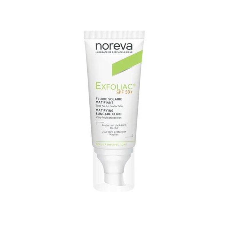 Noreva – Exfoliac Spf 50+ Mattifying Suncare Fluid