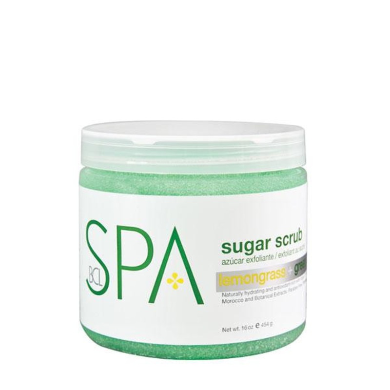 BCL — Sugar Scrub – Lemongrass + green tea 16oz