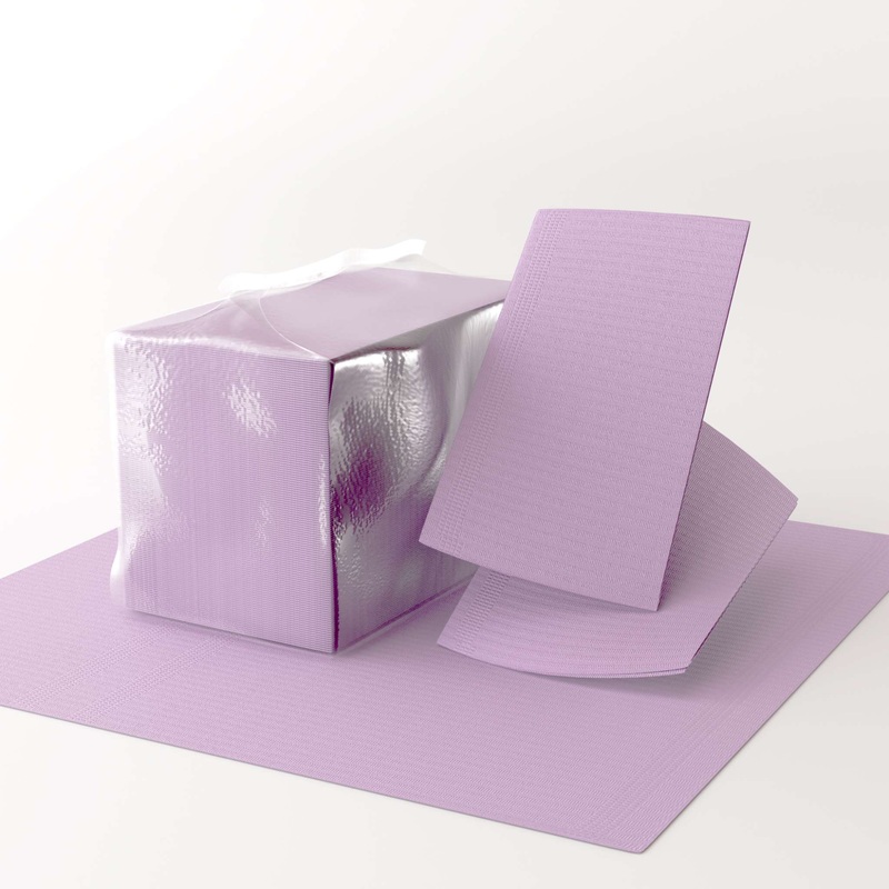 Disposable Lint Free Table Mat – 125pcs Purple